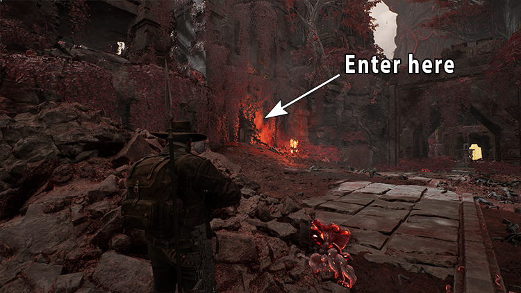 Enter the outer complex here.